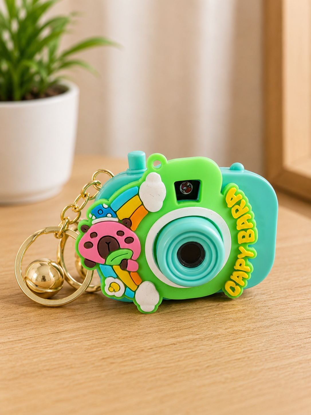 Projection Camera Keychain- Green