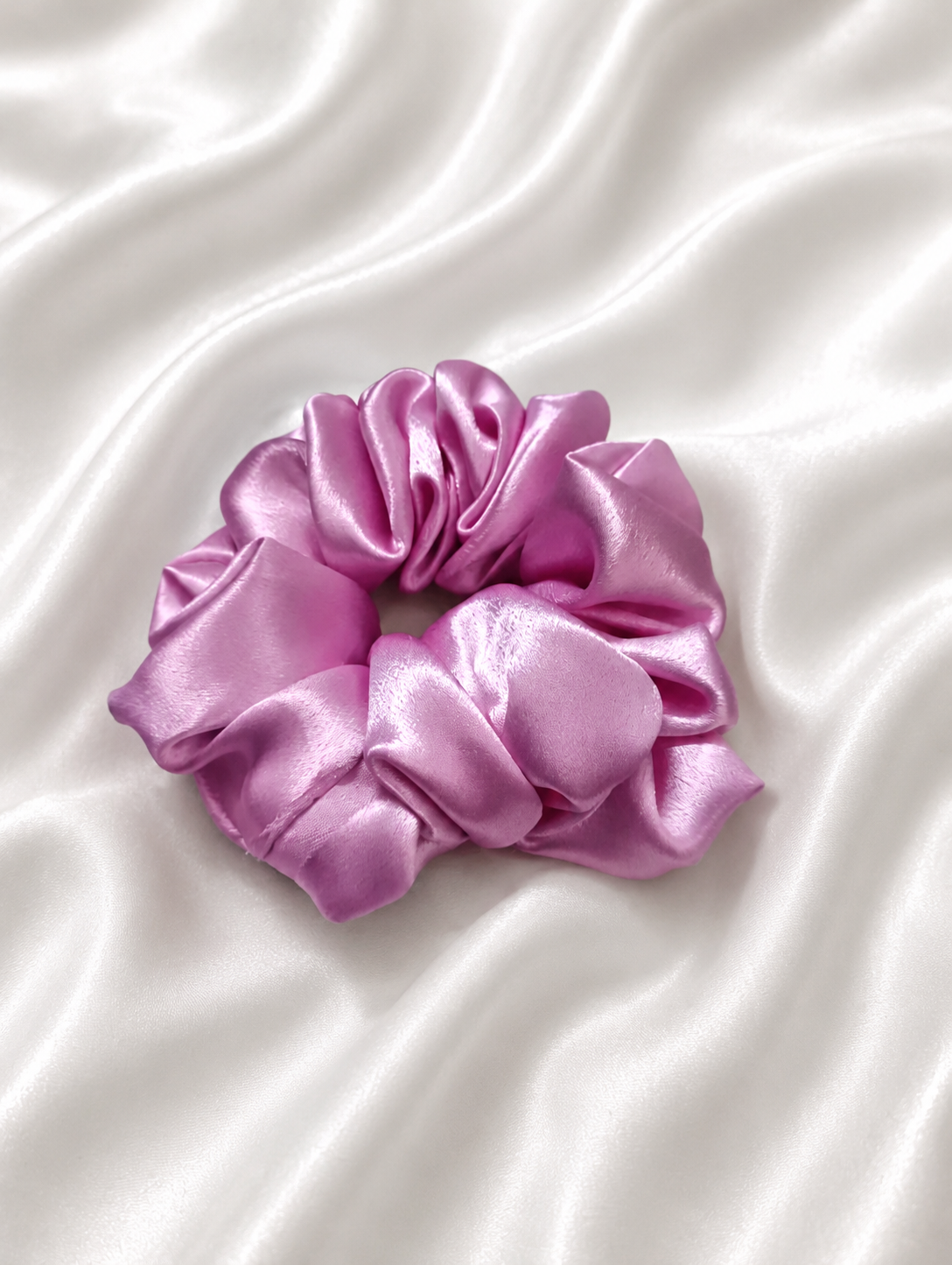 Silk Scrunchie - Light Pink