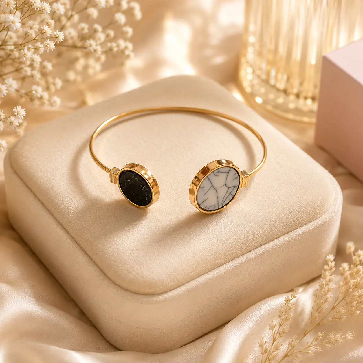Marble duo Cuff bracelet